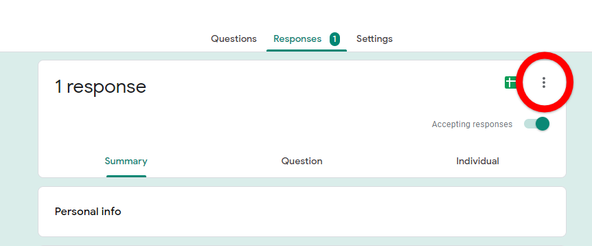 Individual Responses